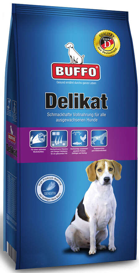 BUFFO Hunde-Trockenfutter Delikat